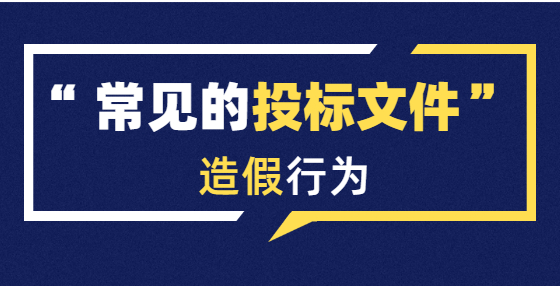 常見的投標書造假行為有哪些，需要承擔什么法律責任？