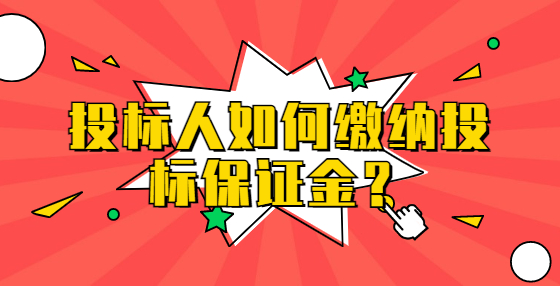 投標(biāo)人如何繳納投標(biāo)保證金？
