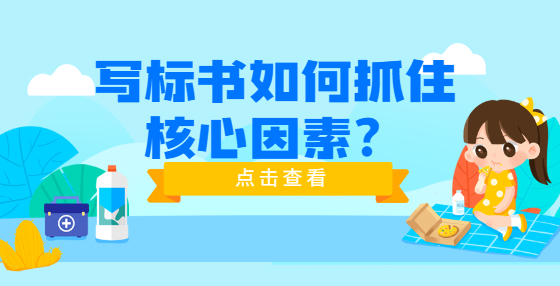 寫(xiě)標(biāo)書(shū)如何抓住核心因素？