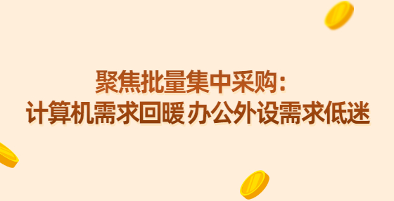 聚焦批量集中采購(gòu)：計(jì)算機(jī)需求回暖 辦公外設(shè)需求低迷