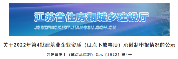 江蘇：公示三批建企資質(zhì)審核，通過(guò)率僅13%！
