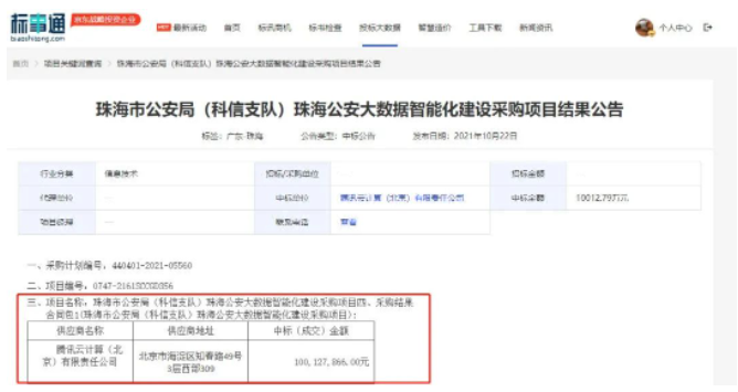 低價行不通？八家競標，阿里云 9412 萬元低價落榜，騰訊云 1 億元高價中標！