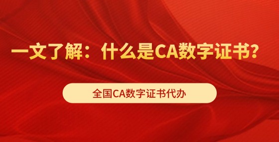 一文了解：什么是CA數(shù)字證書？