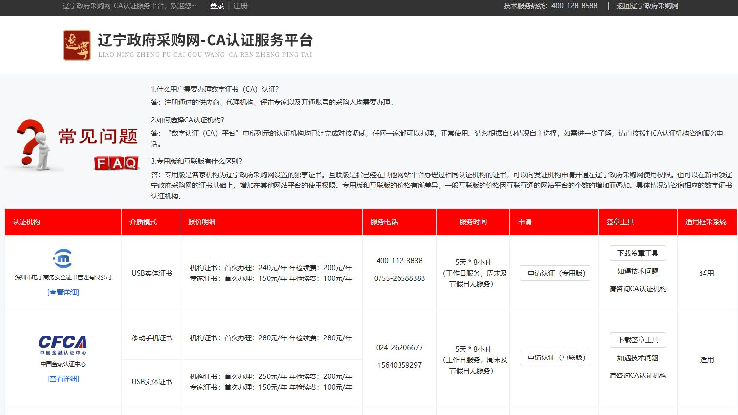 遼寧政府采購數(shù)字證書怎么辦理？
